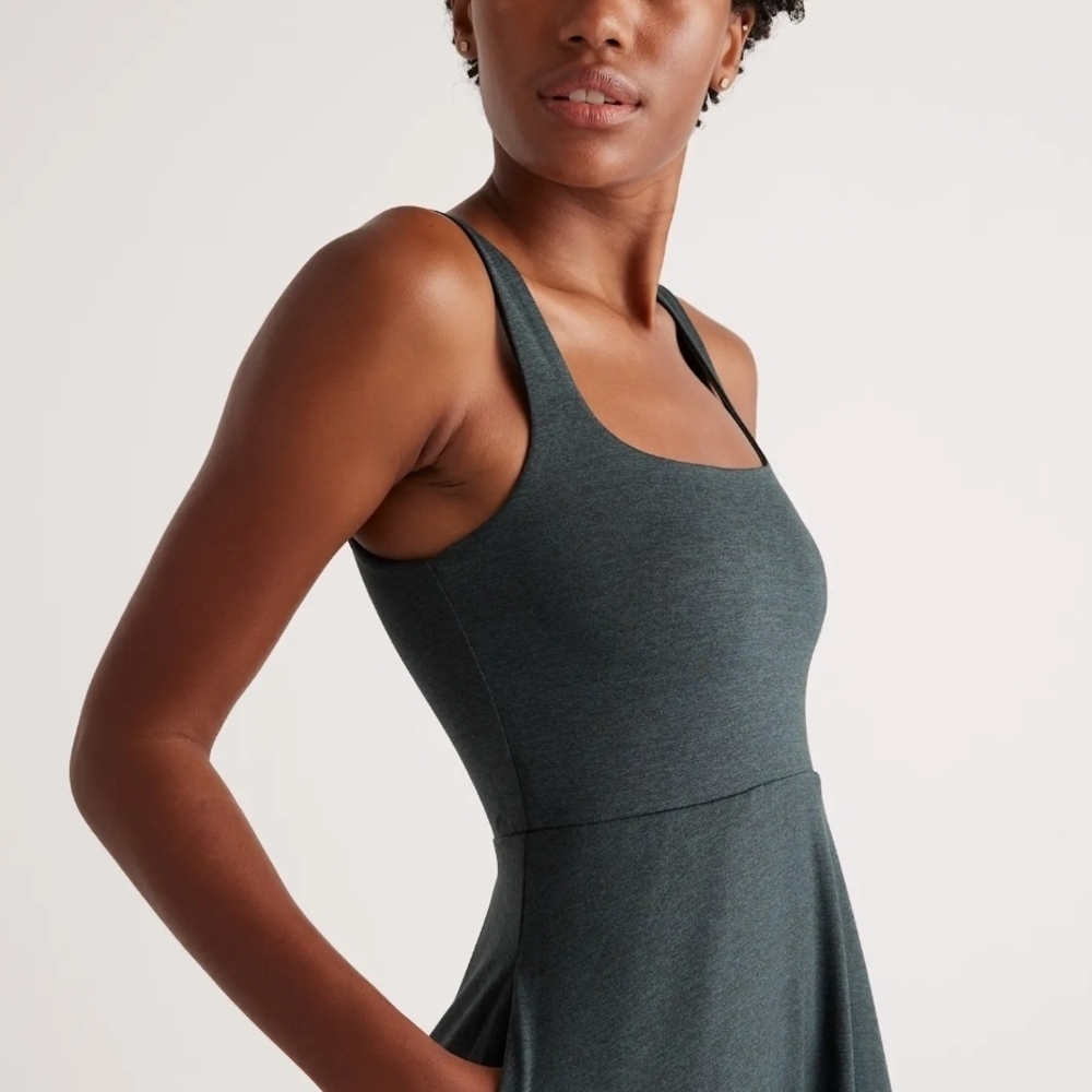 Elegant Dark Gray Womens Dress - Picture 4 of 7
